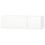 Doc&et² - inlife meuble tv aggloméré 120x40x34 cm blanc brillant Doc&et² - inlife meuble tv aggloméré 120x40x34 cm blanc brillant