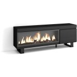 Skraut home - meuble tv, banc télé, grand espace de rangement, 160, pour les tv jusqu'à 65', cheminée ... Skraut home - meuble tv, banc télé, grand espace de rangement, 160, pour les tv jusqu'à 65', cheminée ...