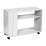 Argonauta - meuble tv blanc à roulettes cm 80 x 30 x 56 h Argonauta - meuble tv blanc à roulettes cm 80 x 30 x 56 h