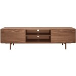 Miliboo - meuble tv en bois foncé noyer 1portes 2 tiroirs l180 cm suva Miliboo - meuble tv en bois foncé noyer 1portes 2 tiroirs l180 cm suva