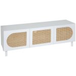 Meuble tv 3 portes cabras blanc atmosphera