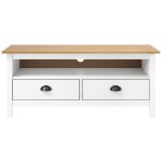 Bonnevie - meuble tv, Étagère tv, meuble de salon, hill range blanc 110x40x47cm bois de pin solide oib7496e ... Bonnevie - meuble tv, Étagère tv, meuble de salon, hill range blanc 110x40x47cm bois de pin solide oib7496e ...