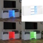 Meuble tv avec lumières led blanc 120x30x50 cm - meuble tv - meuble téléviseur - armoire tv - télévision ... Meuble tv avec lumières led blanc 120x30x50 cm - meuble tv - meuble téléviseur - armoire tv - télévision ...