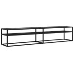 Meuble tv marbre noir 200x40x40, 5 cm verre trempé vidaxl Meuble tv marbre noir 200x40x40, 5 cm verre trempé vidaxl