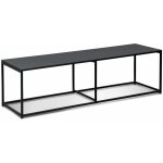 Sweeek - meuble tv en métal noir 140x40x40cm - barre de renfort Sweeek - meuble tv en métal noir 140x40x40cm - barre de renfort