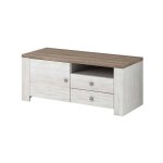 Azura home design - meuble tv nevada 120 cm chêne blanc Azura home design - meuble tv nevada 120 cm chêne blanc
