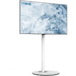 Fitueyes - meuble tv pied scandinave pour ecran de 32  60 pouces support tv pied max vesa. 400 x 400 ...