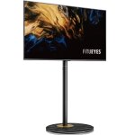 Fitueyes - meuble tv pied scandinave pour ecran de 32  60 pouces support tv pied max vesa. 400 x 400 ...