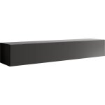 Muebles bonitos - meuble tv suspendu 1 porte meuble tv de salon 180x30x40cm modle berit 180x30 gris ...