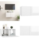 Vidaxl - meuble tv suspendu blanc brillant 60x30x30 cm - meuble tv mural - meuble tv suspendu - rangement ... Vidaxl - meuble tv suspendu blanc brillant 60x30x30 cm - meuble tv mural - meuble tv suspendu - rangement ...