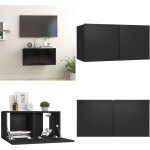Meuble tv suspendu noir 60x30x30 cm - meuble tv mural - meuble tv noir - rangement tv - support tv - ... Meuble tv suspendu noir 60x30x30 cm - meuble tv mural - meuble tv noir - rangement tv - support tv - ...