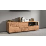 Dmora - meuble tv velio, buffet bas de salon avec 2 portes et 1 tiroir, base meuble tv, 150x44h46 cm, ...