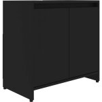 Meuble vasque noir 60x33x58 2
