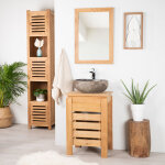 Wanda collection - meuble zen salle de bain en teck 50 cm Wanda collection - meuble zen salle de bain en teck 50 cm