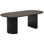Meubler design - boavista table de salle � manger 100x210cm marron fonc�.