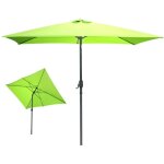 Meublorama - parasol inclinable rectangulaire vert pomme 200x300x250 cm ? toile 180 g / m² déperlante ... Meublorama - parasol inclinable rectangulaire vert pomme 200x300x250 cm ? toile 180 g / m² déperlante ...