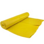 Meva - sacs poubelles �pais, 80 microns. rouleau durable 15 pcs. - jaune 120l