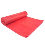 Meva - sacs poubelles �pais, 80 microns. rouleau durable 5 pcs. - rouge 240l