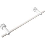 Blanc porte - serviettes de barre portante, tringle  vtements 460mm pour radiateur sche - serviettes ...
