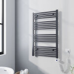 Sèche - serviette électrique anthracite 500w radiateur électrique 100x60cm sèche - serviette avec lcd ... Sèche - serviette électrique anthracite 500w radiateur électrique 100x60cm sèche - serviette avec lcd ...