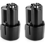Mezheng - 2 pi�ces] energup 12v 3000mah li - ion batterie de rechange pour bosch 12v bat411 bat411a bat412a ...