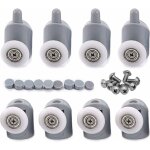 23mm 8 pcs galet rouleau roulette roue pour porte de douche, roulettes coulissantes porte salle de bain ... 23mm 8 pcs galet rouleau roulette roue pour porte de douche, roulettes coulissantes porte salle de bain ...