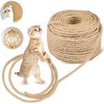 Mezheng - corde en sisal naturelle pour r�paration et remplacement de chat scratch pilier, arbres � chat, ...