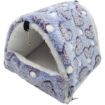 Mezheng - couchage rongeur peluche petite maison hamster hamac jouet lit cabane pour cochon d'inde lapin ...