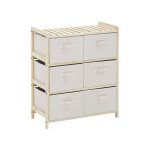 Commode 6 tiroirs agde beige Commode 6 tiroirs agde beige