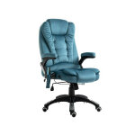 Mh - fauteuil de bureau massant ford bleu