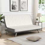 Miasuite - matelas 140x195 pliable, pour canapé - lit clic - clac - avec découpe centrale. Miasuite - matelas 140x195 pliable, pour canapé - lit clic - clac - avec découpe centrale.