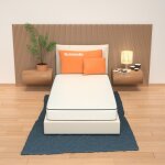 Miasuite - matelas memory foam 100x190 hauteur 25 cm - orthop�dique allegro