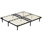 Literie julien - sommier renforc 160x200 cm - cadre  lattes mtal 29 cm - compatible avec tous matelas ...