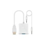 Goobay - hdmi? vers adaptateur vga, nickel�, connecteur hdmi? (type a) prise femelle vga (15 p�les). ...