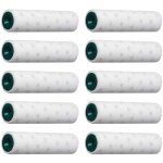 Microstar. 5 boite de 10 mini rouleaux l. 100mm rota microfibres tisses, aspect tendu laqu poils: 5 ...