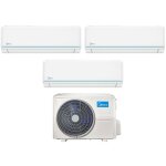 Midea ? climatiseur r�versible 9 + 9 + 12 kw ? capacit� de refroidissement 7. 91 kw ? wi - fi en option ...