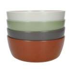 Mikasa summer set of 4 recycled plastic 16cm bowls (jeu de 4 bols en plastique recycl� de 16 cm)