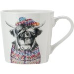 Mikasa tipperleyhill mug de mug en porcelaine avec de cow print de the highlands, 380ml mug de fine porcelain ...