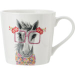 Mikasa tipperleyhill mug de mug en porcelaine avec de horse print, 380ml de fine porcelain mug with genuine ...