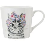 Mikasa tipperleyhill mug de tasse en porcelaine avec de imprim� chat, 380ml mug de porcelaine fine avec ...