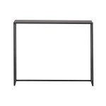 Miliboo - console industrielle en m�tal noir l100 cm karl