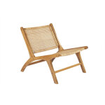 Fauteuil ethnique en bois teck massif et cannage en rotin naturel hamma Fauteuil ethnique en bois teck massif et cannage en rotin naturel hamma