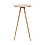 Table de bar ronde scandinave bois l60 cm nordeco Table de bar ronde scandinave bois l60 cm nordeco