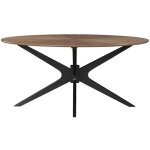 Miliboo - table à manger design ovale noyer l160 cm dielli Miliboo - table à manger design ovale noyer l160 cm dielli
