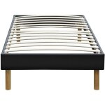 King of dreams - sommier tapissier 100x200 cm - 20 cm - soutien ferme - confort optimal - usage quotidien ...
