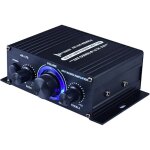 Mini amplificateur de puissance audio hifi 12 v cc - r�cepteur audio st�r�o portable � double canal - ...