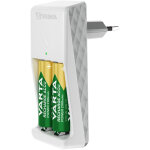 Mini chargeur + 2 accus aaa - varta Mini chargeur + 2 accus aaa - varta