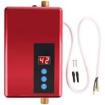 Mini chauffe - eau �lectrique instantan� syst�me de production d'eau chaude sans r�servoir pour douche ...