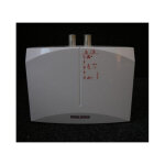 Mini chauffe - eau instantan sous evier tri 380v (2 phases + terre : 2 / pe) ecs 3. 7l / min 6. 5kw ...