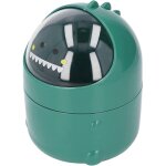 Mini desktop trash can, cute small removable baby dinosaur trash can, small plastic trash can with lid ...